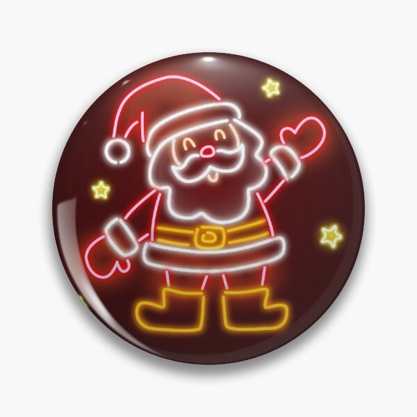 Item preview, Cute Neon Santa Claus designed and sold by Pormado.