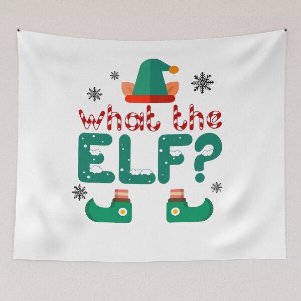 Item preview, Funny Holiday Elf Christmas designed and sold by CoffeeandHope.