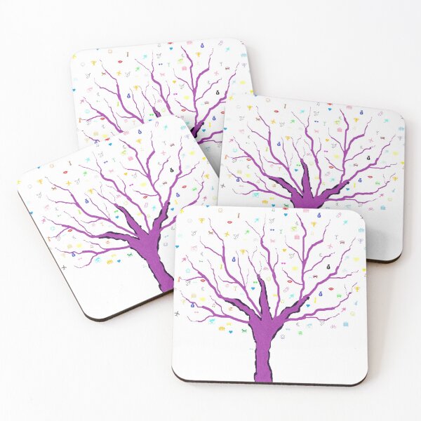 Item preview, Colorful icon tree  designed and sold by ORIGENcreate.