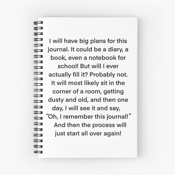 Item preview, Big Plans Journal designed and sold by SM27335.