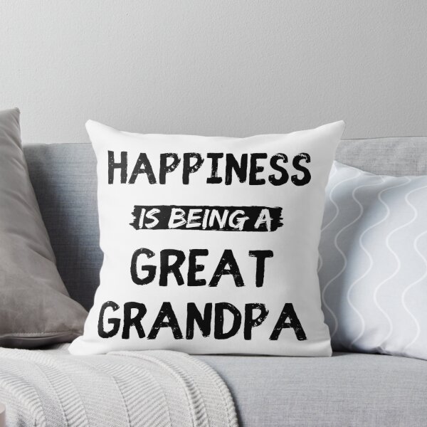 Item preview, Happiness is being a great grandpa funny grandpa quote designed and sold by OneTimeEngineer.