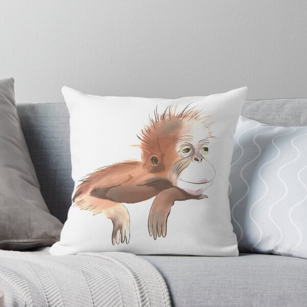 Item preview, Monkey - Baby monkey - Animal Drawing  designed and sold by LJArtworkDesign.