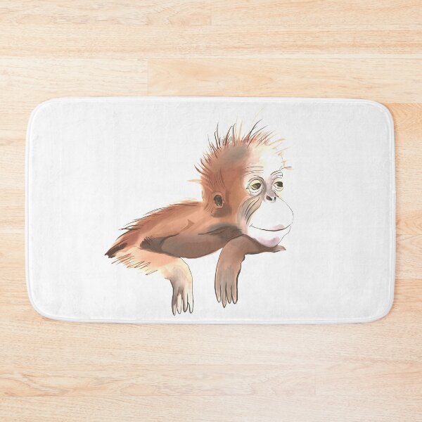 Item preview, Monkey - Baby monkey - Animal Drawing  designed and sold by LJArtworkDesign.