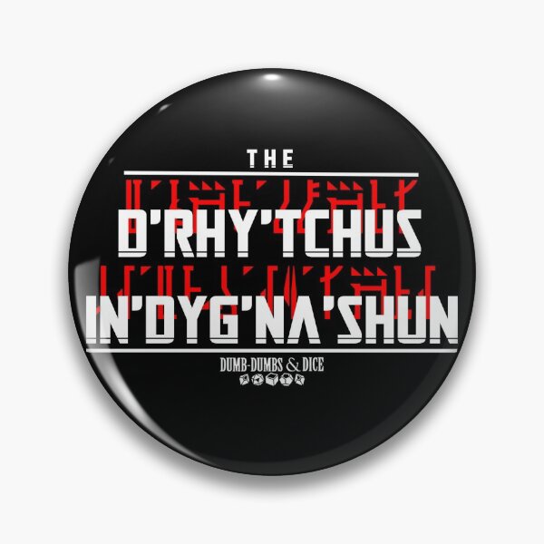 Item preview, The Righteous Indignation (white text) designed and sold by Dumb-Dumbs & Dice.