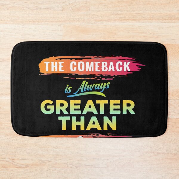 Item preview, The Comeback Is Always Greater Than The Setback Jersey Shore designed and sold by TeagoShirts.
