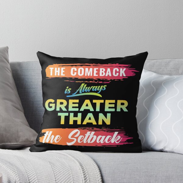 Item preview, The Comeback Is Always Greater Than The Setback Jersey Shore designed and sold by TeagoShirts.