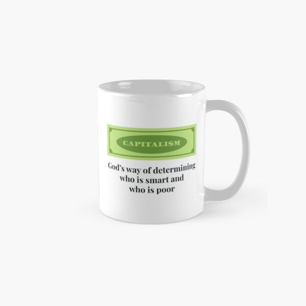 Item preview, Capitalism, God's way of determining who is smart, and who is poor Ron Swanson  designed and sold by designdot.