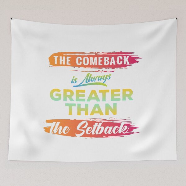 Item preview, The Comeback Is Always Greater Than The Setback Jersey Shore designed and sold by TeagoShirts.
