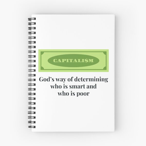 Item preview, Capitalism, God's way of determining who is smart, and who is poor Ron Swanson  designed and sold by designdot.