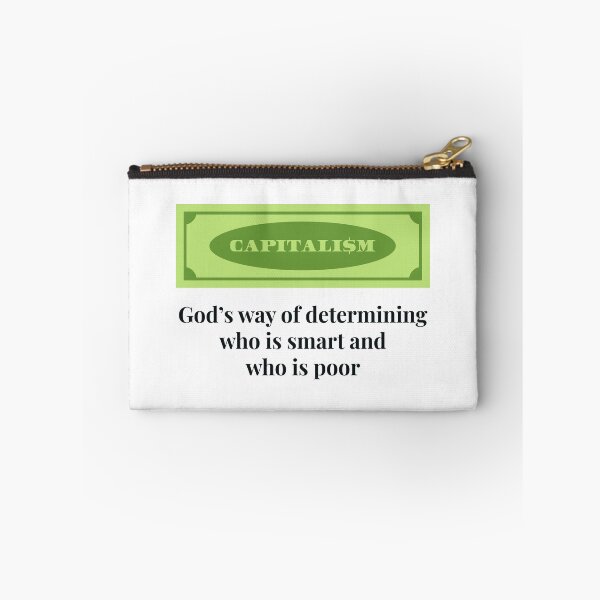 Item preview, Capitalism, God's way of determining who is smart, and who is poor Ron Swanson  designed and sold by designdot.