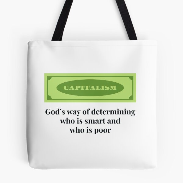 Item preview, Capitalism, God's way of determining who is smart, and who is poor Ron Swanson  designed and sold by designdot.