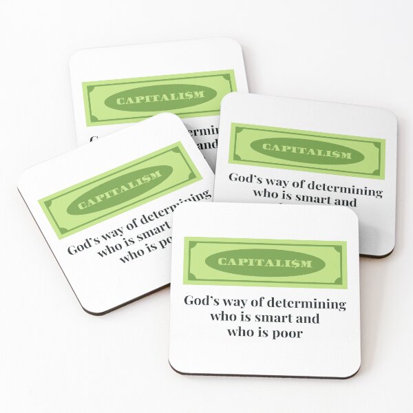 Item preview, Capitalism, God's way of determining who is smart, and who is poor Ron Swanson  designed and sold by designdot.