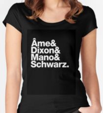 Ame & Dixon & Mano & Schwarz. Women's Fitted Scoop T-Shirt