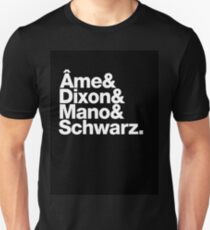 Ame & Dixon & Mano & Schwarz. Unisex T-Shirt