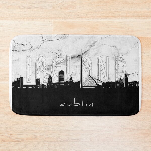 Item preview, dublin skyline marble designed and sold by BekimART2.