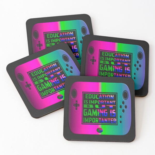Item preview,  EDUCATION IS IMPORTANT BUT GAMING IS IMPORTANTER designed and sold by Ralek.