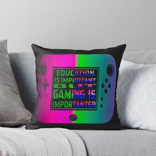 Item preview,  EDUCATION IS IMPORTANT BUT GAMING IS IMPORTANTER designed and sold by Ralek.