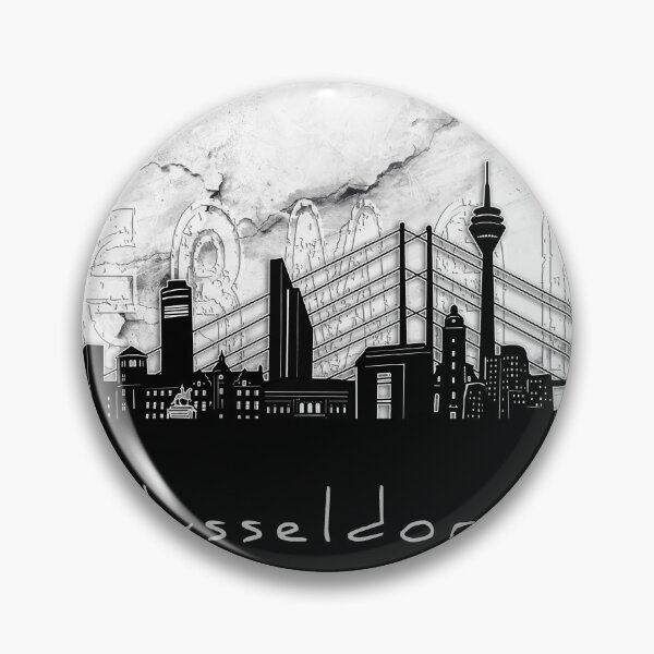 Item preview, dusseldorf skyline marble designed and sold by BekimART2.