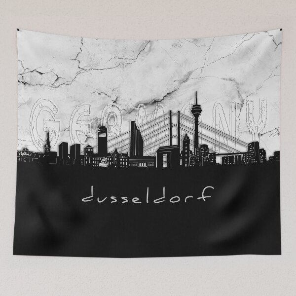 Item preview, dusseldorf skyline marble designed and sold by BekimART2.