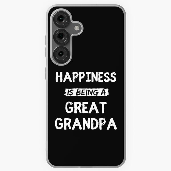 Item preview, Happiness is being a great grandpa funny grandpa quote designed and sold by OneTimeEngineer.