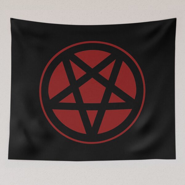 Item preview, Inverted Pentagram Dark Red | Satanic designed and sold by Godstomper.