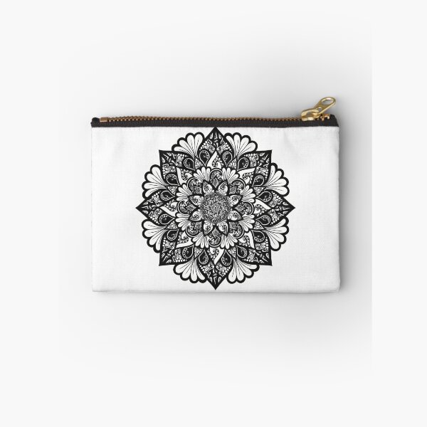 Item preview, Black and White Flower Mandala 02 designed and sold by sagaana.