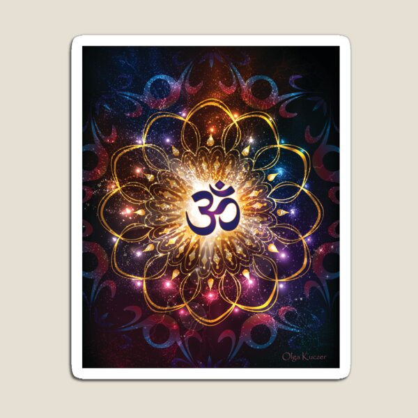 Item preview, "The higher power of Om" - sacred geometry designed and sold by art-by-angels.