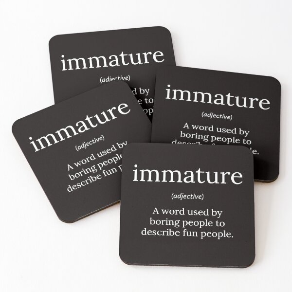 Item preview, Funny Definition: Immature designed and sold by T-ShirtGuy.