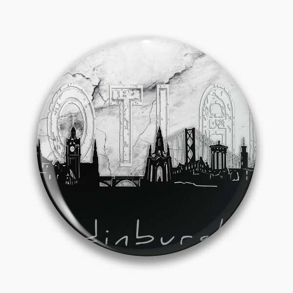 Item preview, edinburgh skyline marble designed and sold by BekimART2.