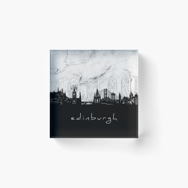 Item preview, edinburgh skyline marble designed and sold by BekimART2.