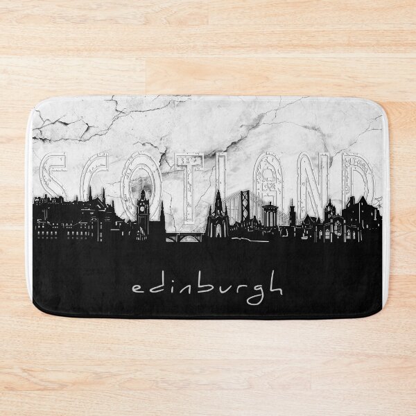 Item preview, edinburgh skyline marble designed and sold by BekimART2.