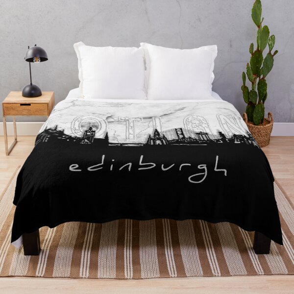Item preview, edinburgh skyline marble designed and sold by BekimART2.