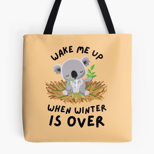 Item preview, Wake Me Up When Winter Is Over Panda Bear designed and sold by DeeXdesigns.