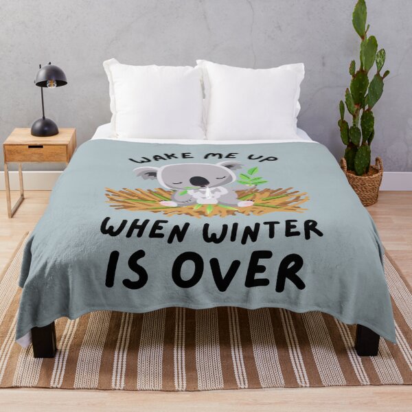 Item preview, Wake Me Up When Winter Is Over Panda Bear designed and sold by DeeXdesigns.