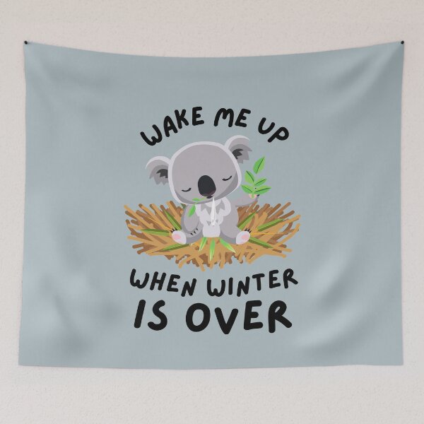 Item preview, Wake Me Up When Winter Is Over Panda Bear designed and sold by DeeXdesigns.