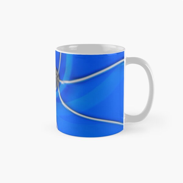 Item preview, abstract blue wavy star shape designed and sold by Nikoleta Vukovic.