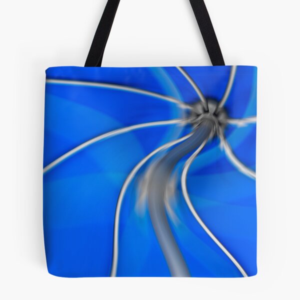 Item preview, abstract blue wavy star shape designed and sold by Nikoleta Vukovic.