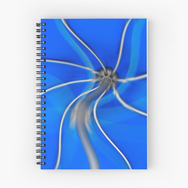 Item preview, abstract blue wavy star shape designed and sold by Nikoleta Vukovic.