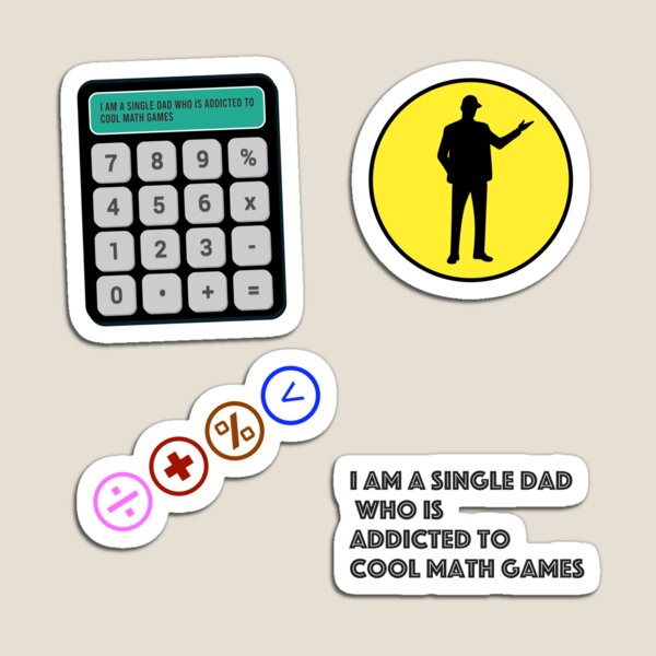 Item preview, I Am A Single Dad Who Is Addicted To Cool Math Games designed and sold by Marvelpic.