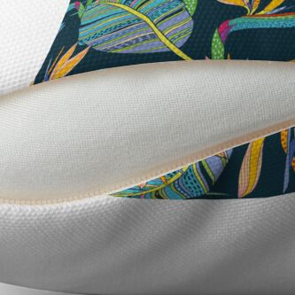 Alternate view of Bohemian Birds of Paradise Floor Pillow