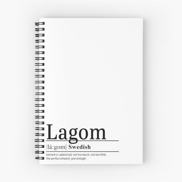 Item preview, Lagom - Swedish words designed and sold by LemonbatStudio.