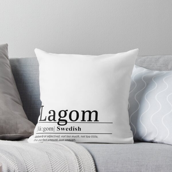Item preview, Lagom - Swedish words designed and sold by LemonbatStudio.