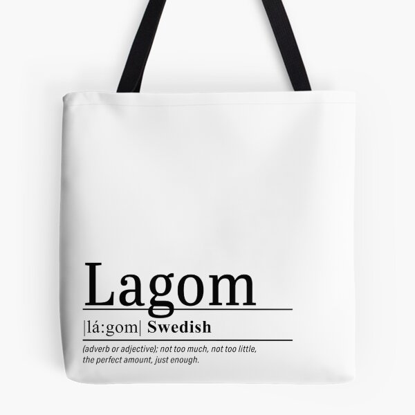 Item preview, Lagom - Swedish words designed and sold by LemonbatStudio.