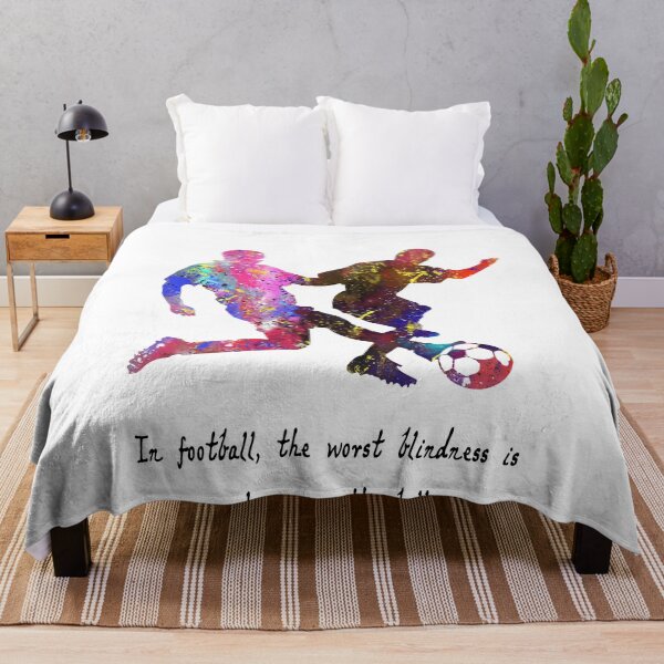 Item preview, In Football The Worst Blindness Is Quote Art De designed and sold by vividpixelusa.
