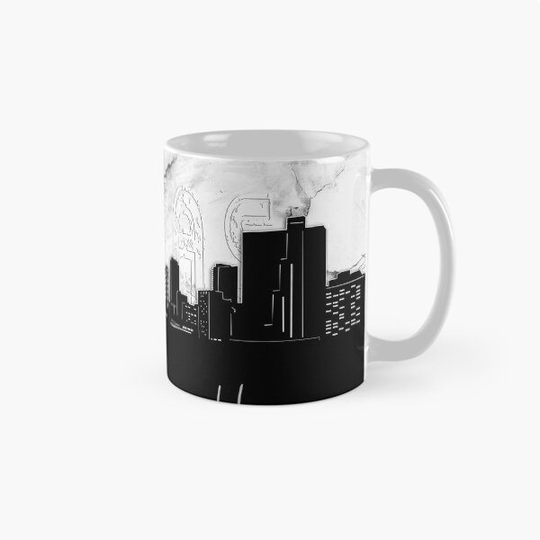 Item preview, fort worth skyline marble designed and sold by BekimART2.