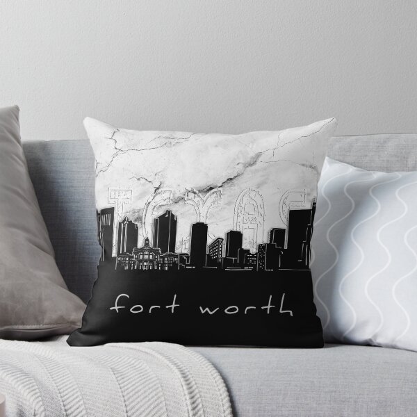 Item preview, fort worth skyline marble designed and sold by BekimART2.