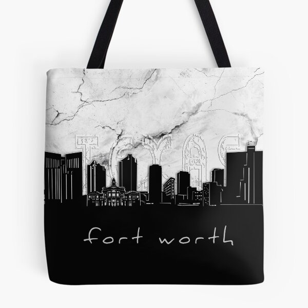 Item preview, fort worth skyline marble designed and sold by BekimART2.