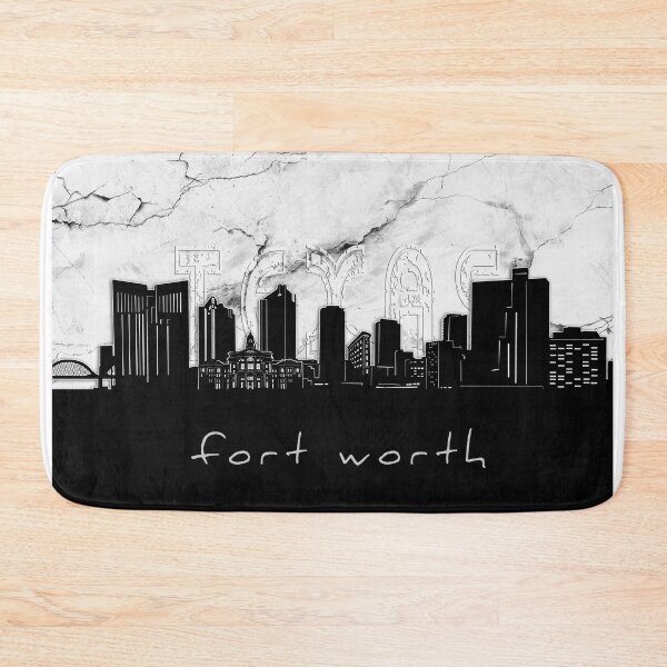Item preview, fort worth skyline marble designed and sold by BekimART2.