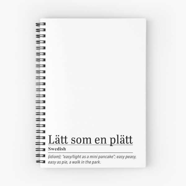 Item preview, Lätt som en plätt - Swedish words designed and sold by LemonbatStudio.