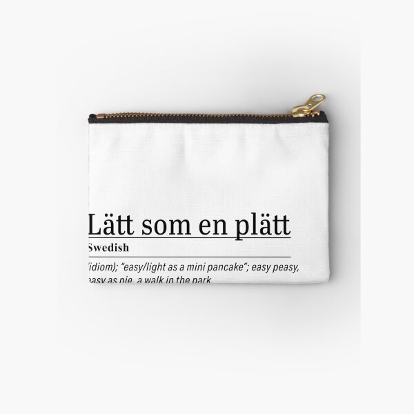 Item preview, Lätt som en plätt - Swedish words designed and sold by LemonbatStudio.